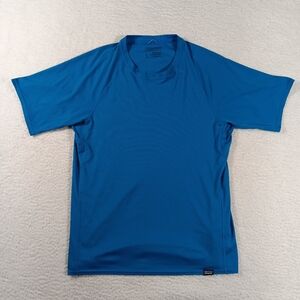 Patagonia Shirt Mens Small Blue Capilene Cool Daily Performance Outdoor Gorpcore